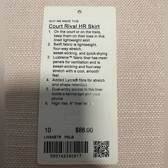 Court Rival High-Rise Skirt - Pastel Blue - Picture 13 of 13